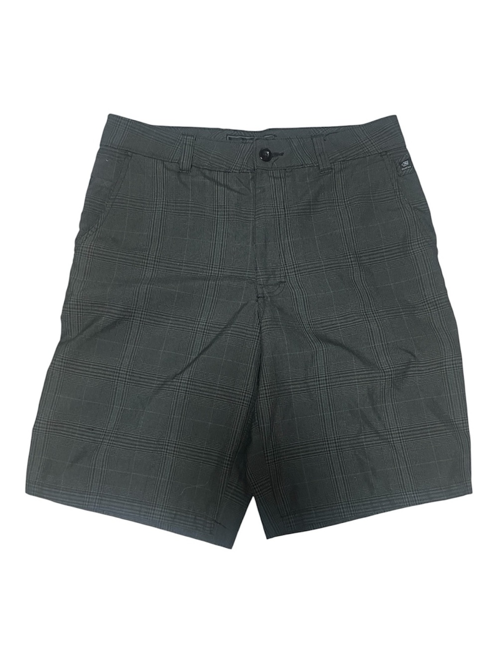 Men's O’Neill Gray Plaid Stretch Shorts charcoal sz 30W